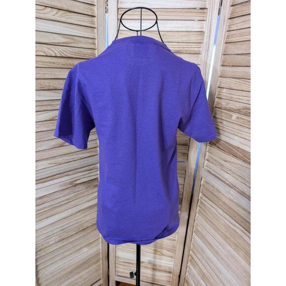 Purple I Love NY T-Shirt New York City NYC I Heart NY Shirt Small - Picture 2 of 3